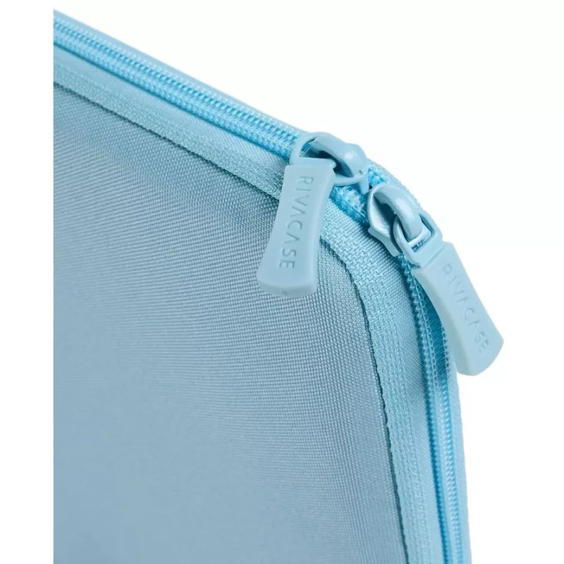 Custodia per laptop Rivacase Riva Szuzuka 15,6 pollici blu pastello, custodia protettiva imbottita