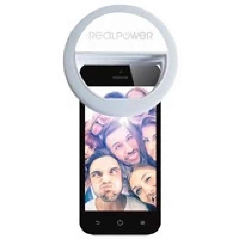 Luce ad anello per smartphone RealPower Eva Selfie Light