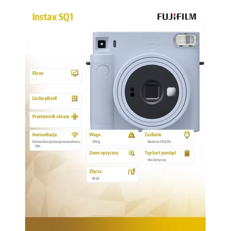 Fujifilm Instax SQUARE SQ1 16672142 fotocamera istantanea, Glacier Blue