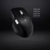 Mouse wireless YENKEE SPIN DUAL 2095BK — mouse ottico compatto dual-mode, modello YMS 2095B SPIN