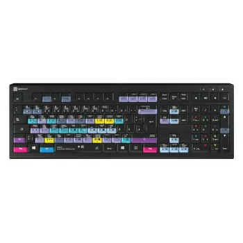 Tastiera Logickeyboard ASTRA 2 USB QWERTZ inglese nero full-size 108 tasti