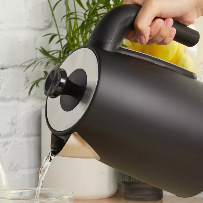 Bollitore Petra 1,7 l 3 kW nero opaco