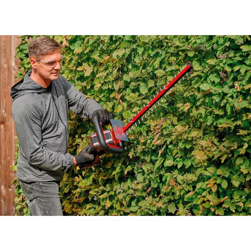 Einhell GE-CH 36/61 Li-Solo tagliasiepi a batteria, 36 V (2x18 V) Power X-Change, lunghezza di taglio 67 cm, senza batteria e caricabatterie, rosso/nero