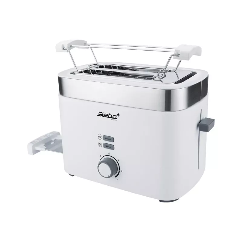 Tostapane Steba TO 10 BIANCO 2 fette 930 W argento bianco