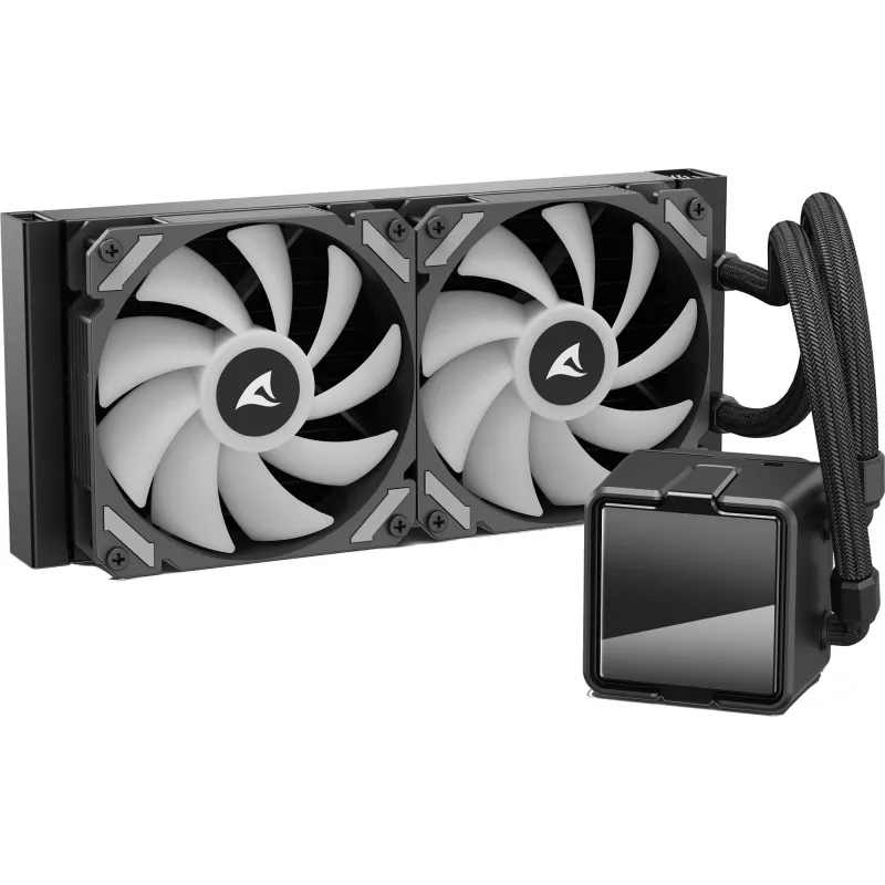 Dissipatore a liquido per CPU Sharkoon S50 ARGB, nero