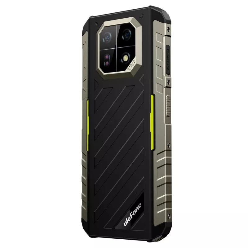 Smartphone robusto UleFone Armor 22 4G, 9 GB RAM, 128 GB memoria, IP69K, verde