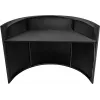 Supporto mobile per eventi Omnitronic 32000015 — supporto curvo portatile per altoparlante/monitor, regolabile in altezza