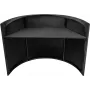 Supporto mobile per eventi Omnitronic 32000015 — supporto curvo portatile per altoparlante/monitor, regolabile in altezza