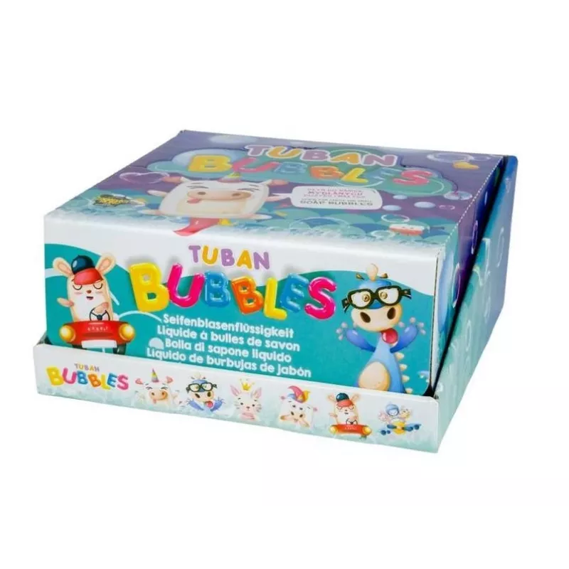 Set bolle Tuban DISPLAY SMALL SOAP BUBBLES MIX 36 PZ. x 60 ml