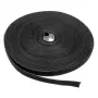 LABEL THE CABLE LTC PRO Roll Strap, rotolo di nastro a strappo double-face, 25 m nero