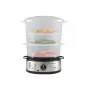 Cuocivapore Beper BC.250 3 cestelli piano cottura 800 W acciaio inox