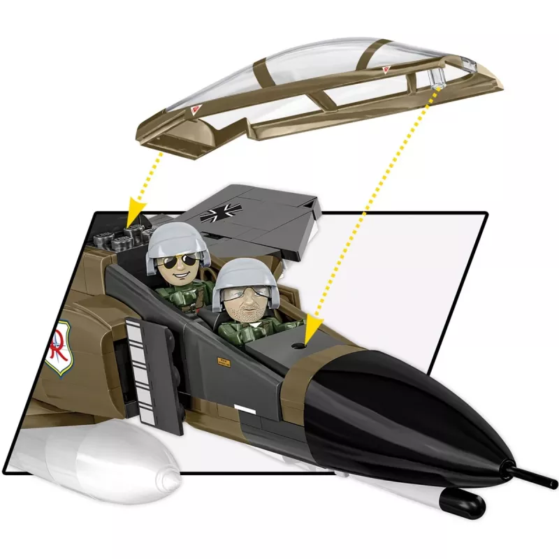 Blocks Armed Forces F-4F Phantom II 676 mattoncini