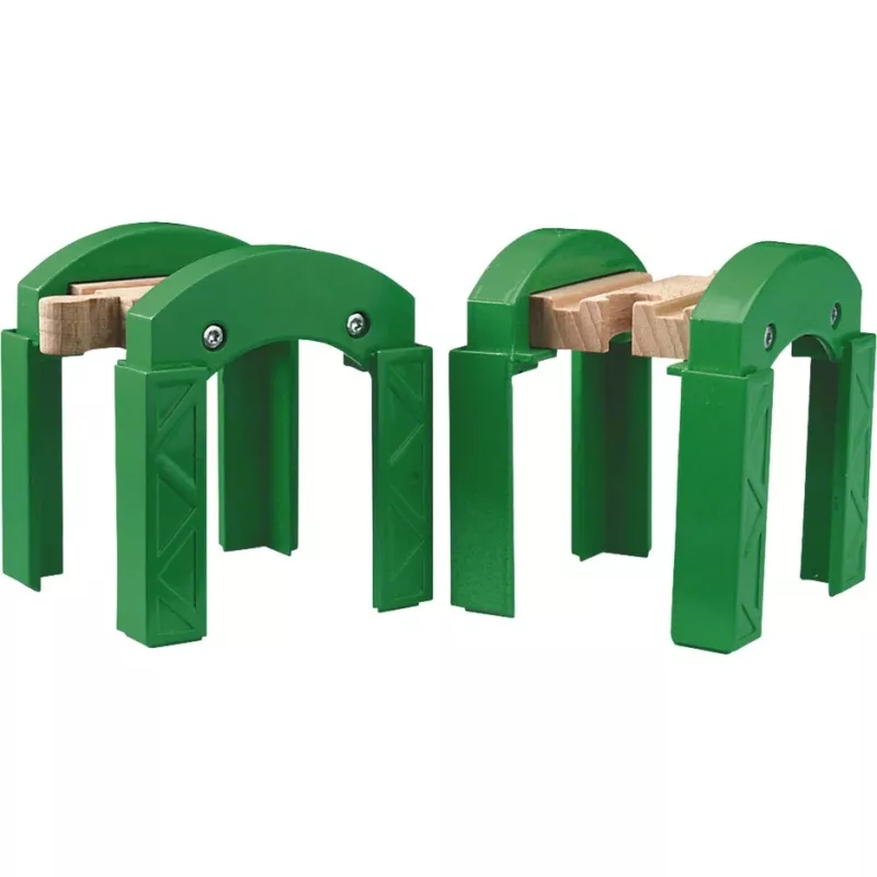 BRIO 33253 piedini di supporto verdi, 2 pz.