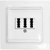 Eltako placca di copertura TAE tripla per E-Design TAE55E/3-fach (30055836)