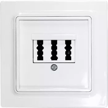 Eltako placca di copertura TAE tripla per E-Design TAE55E/3-fach (30055836)