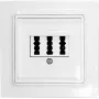 Eltako placca di copertura TAE tripla per E-Design TAE55E/3-fach (30055836)