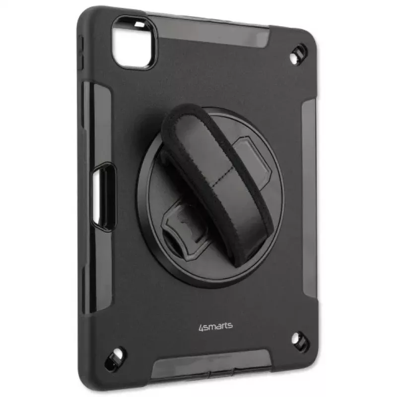 4smarts - cover posteriore per tablet - resistente - poliuretano termoplastico (TPU) - nero - per Apple 10.9 iPad Air (4. generazione) (467841)