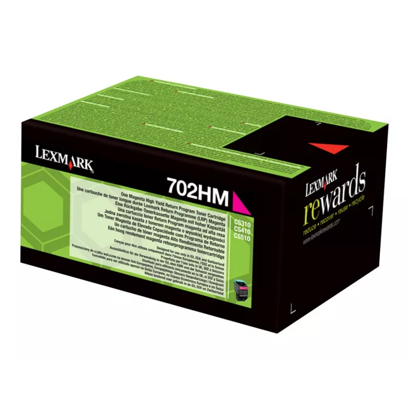 Cartuccia toner Lexmark 702HM magenta 3000 pagine