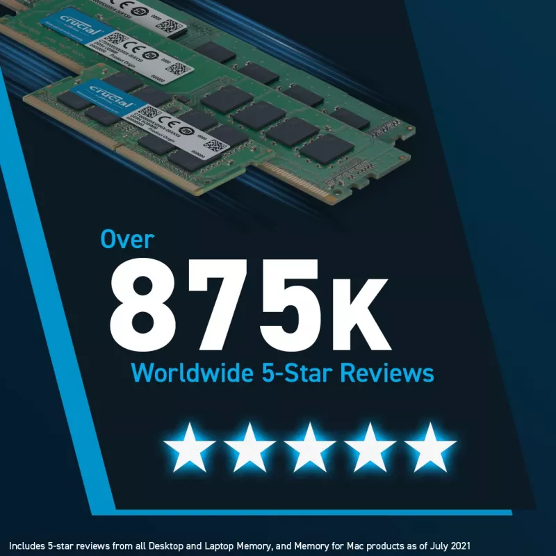 Crucial 8GB 1x8GB DDR5-5600 CL 46 SO-DIMM RAM memoria per notebook - 8 GB - DDR
