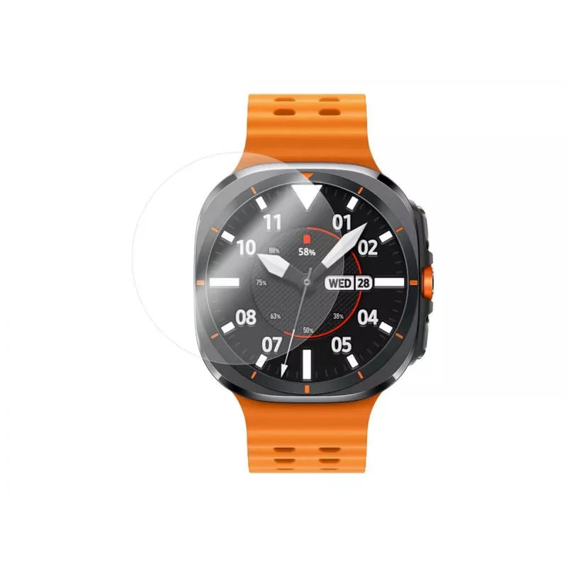 Pellicola protettiva in vetro temperato FIXED per Samsung Galaxy Watch Ultra – trasparente, 2 pezzi