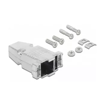 Passacavo DeLOCK 66625 argento metallo 30.8 mm larghezza 7.5 mm altezza