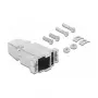 Passacavo DeLOCK 66625 argento metallo 30.8 mm larghezza 7.5 mm altezza