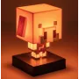 Lampada da tavolo Paladone Icon Light PP14431MCF Piglin LED, decorativa in design gaming