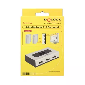 Commutatore video DeLOCK 87668 DisplayPort