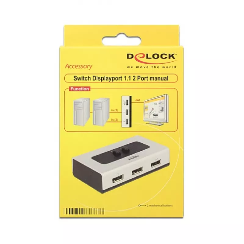Commutatore video DeLOCK 87668 DisplayPort