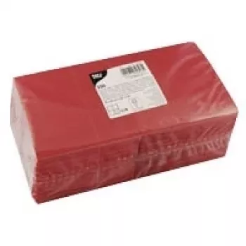 PAPSTAR TOVAGLIOLI 25X25CM rosso (82898)