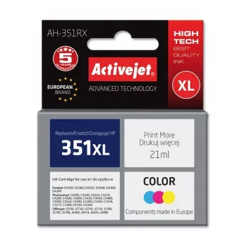 Activejet AH-351RX inchiostro (sostituto per HP 351XL CB338EE; Premium; 21 ml; colore)