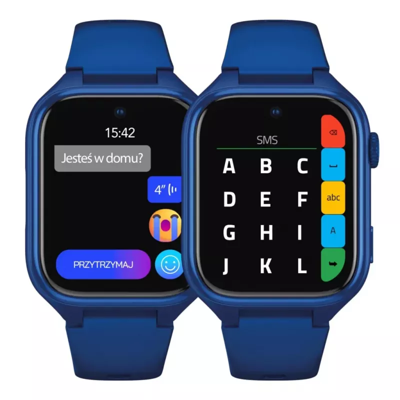 Smartwatch Stelio Junior Pro AI 4G ST-SWJ102-NB — blu navy, connettività 4G