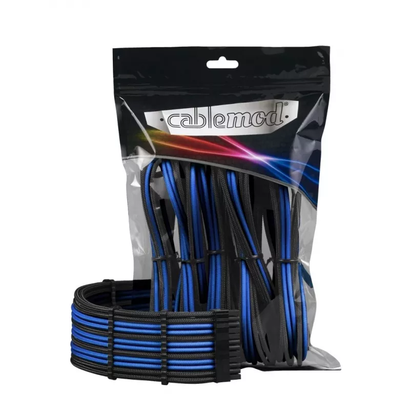 Cavo di alimentazione interno CableMod CM-PCAB-BKIT-NKKB-3PK-R nero blu 250mm