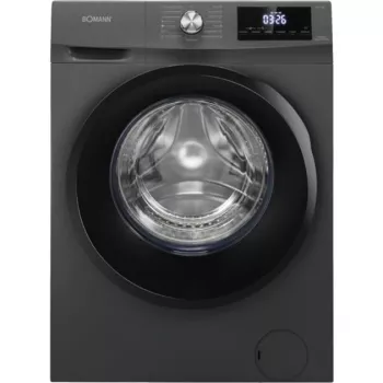 Lavasciuga Bomann WAT7186 a libera installazione 8 kg lavaggio / 5 kg lavaggio e asciugatura, 1400 giri/min, titanio nero
