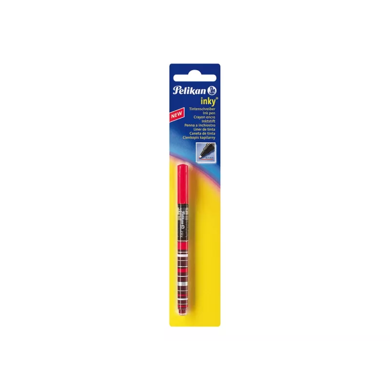 Penna a fibra Pelikan Inky 273 916197, rosso, 0,5 mm