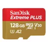 Western Digital Extreme Plus Microsdxc 128GB+adattatore SD 200MB/S 90MB/S A2 C10 V3 (SDSQXBD-128G-GN6MA)