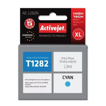 Activejet AE-1282N inchiostro (sostituto per Epson T1282; Supreme; 13 ml; ciano)