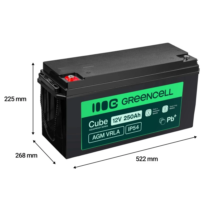 Batteria AGM VRLA 12V 250Ah IP54