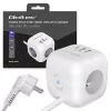 Power Cube QOLTEC 52547 ciabatta 3×prese AC, 2×USB-A, 1×USB-C PD 20W