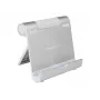 TERRATEC iTab S - Supporto per telefono cellulare / tablet - alluminio - argento - supporto da tavolo (219727)