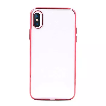 Custodia per cellulare Devia Soft case Glitter per iPhone XS/X 5.8, TPU, rosso