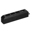 Hub ventole DeepCool FH-04 – ATX a 20 pin a 4× 3 pin Molex, cavo 0,55 m, nero
