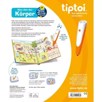 tiptoi Wieso? Weshalb? Warum? Tutto sul corpo, libro didattico