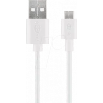 Goobay cavo di ricarica e sincronizzazione Micro-USB, 2 m – per dispositivi Android (38666)