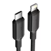Cavo USB-C a Lightning 3A 480Mbps 1m nero