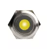 DimasTech Pulsante a pressione antimanomissione 25 mm Silverline Dot RGB PD216