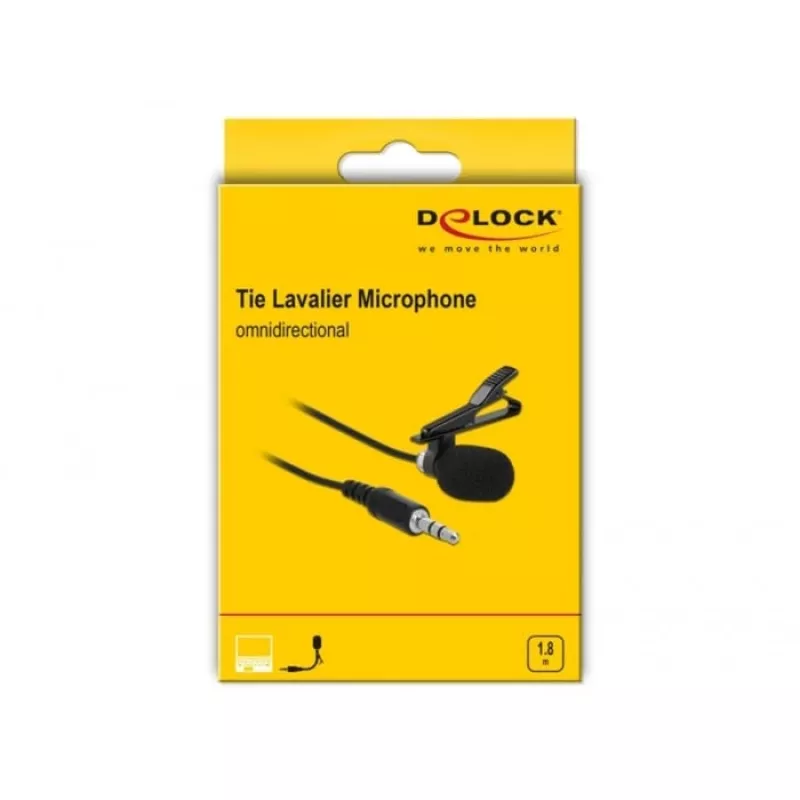 Microfono a clip DeLOCK 66279