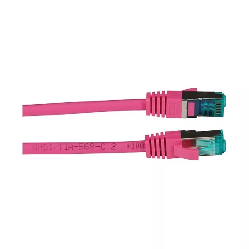 Cavo patch RJ45 EFB-Elektronik Cat.6A S/FTP LSZH magenta 2m produttore: EFB Elektronik (MK6001.2MA)