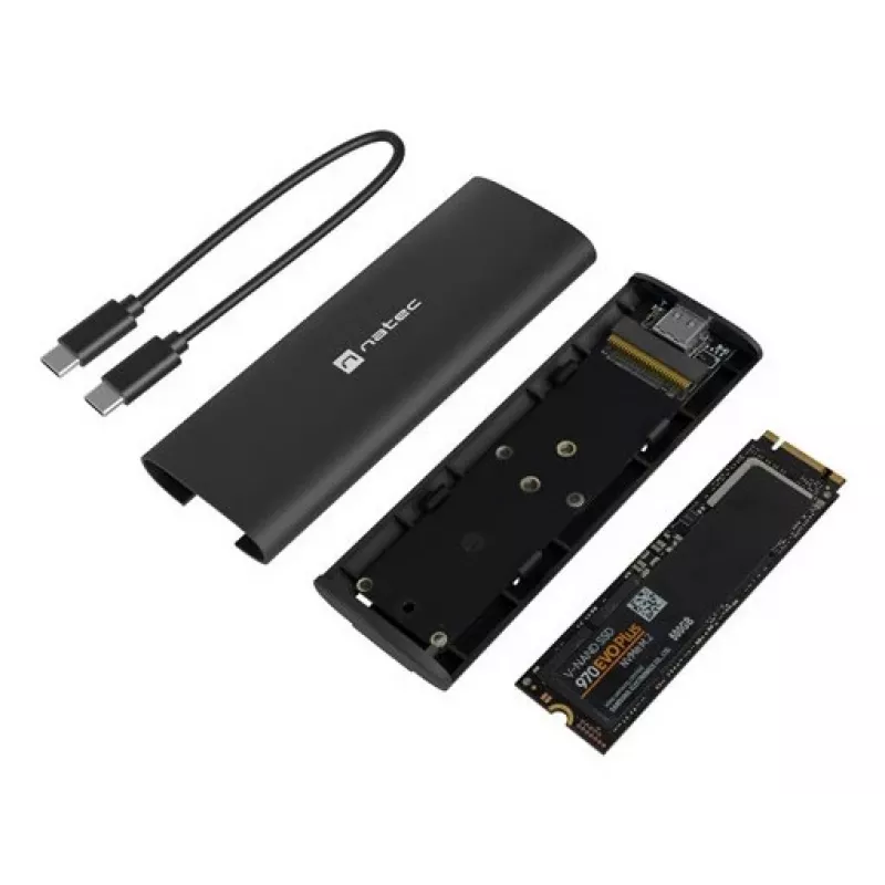 Natec SSDESTERNO Rhino M.2 NVMe Lite USB-C 3.1 Gen 2 Aluminum Cisc Enclosure