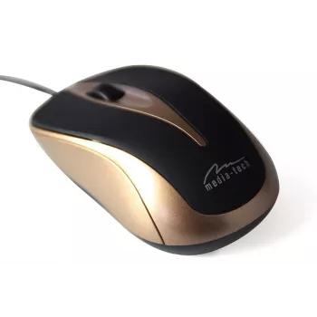 PLANO - mouse ottico 800 Cpi, 3 pulsanti + rotellina di scorrimento, interfaccia USB (MT1091MO)